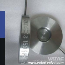 Válvula de retención de oblea de un solo disco de acero inoxidable
